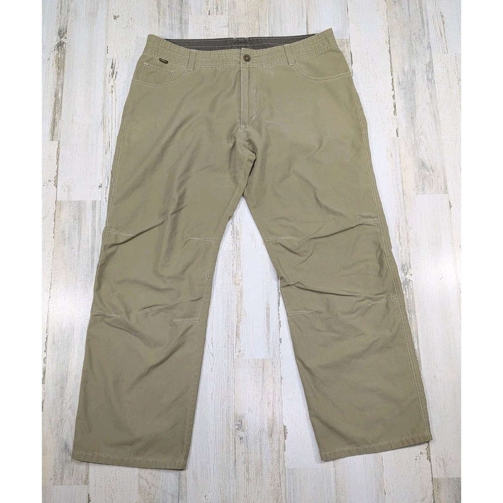 Kuhl Pants Mens Fits 38x29 Tan Khaki Kuhldry Baggy Gorpcore (Tag 38x30)